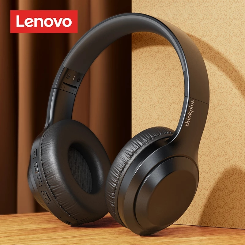 Lenovo TH10 Wireless Over-Ear Headphones – Bluetooth 5.1, ANC, Rich Bass & Long Battery Life