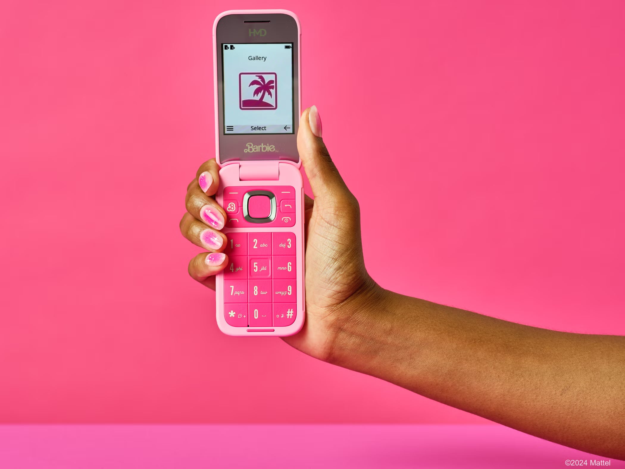 Nokia HMD Barbie Flip (4G Dual Sim Power Pink) With Official Warranty
