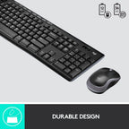 Logitech MK275 Wireless Keyboard and Mouse Combo – Black