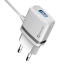 Space WC-105 Micro USB Cable 2.4A Wall Charger