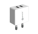 SPACE WC-102 Dual Port USB 2.4A Wall Charger (with Micro USB Cable)