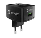 Space WC-130 Quick Charge 3.0 Wall Charger (w Micro USB Cable)