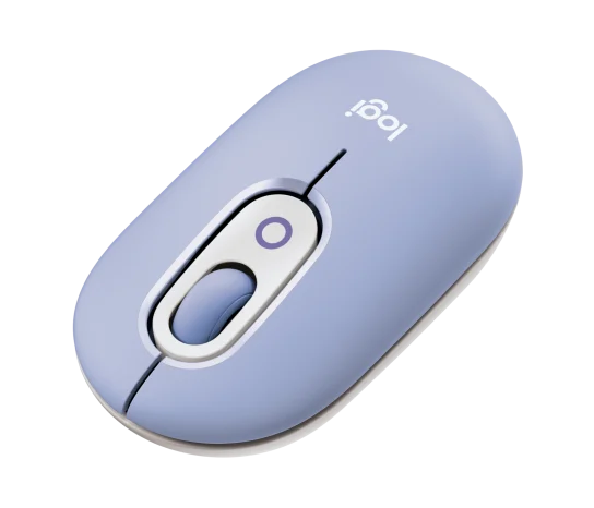 POP Mouse –Bold Black 🖤, Clean White ⚪, and Cheerful Pink 🌸 POP Mouse  LILAC 💜