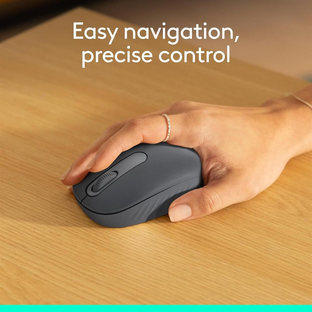 Logitech M196 Bluetooth Mouse – Black | White