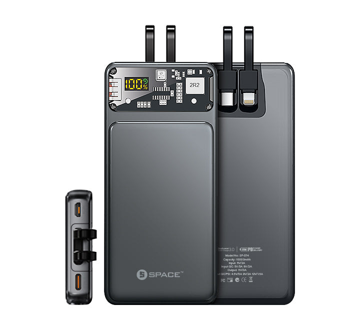 Speed PD + QC 3.0 Power Bank Series 10000 mAh SP-074