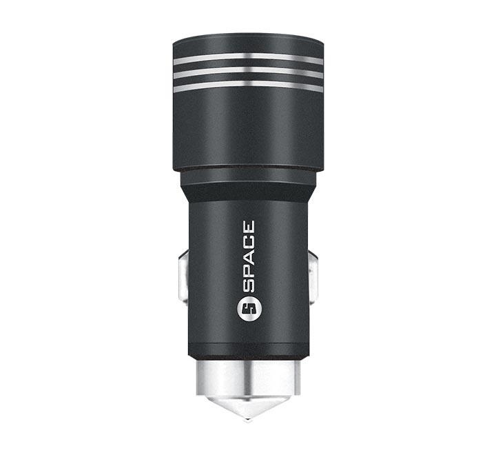 SPACE CC-155 DUAL USB PORT METAL Car Charger
