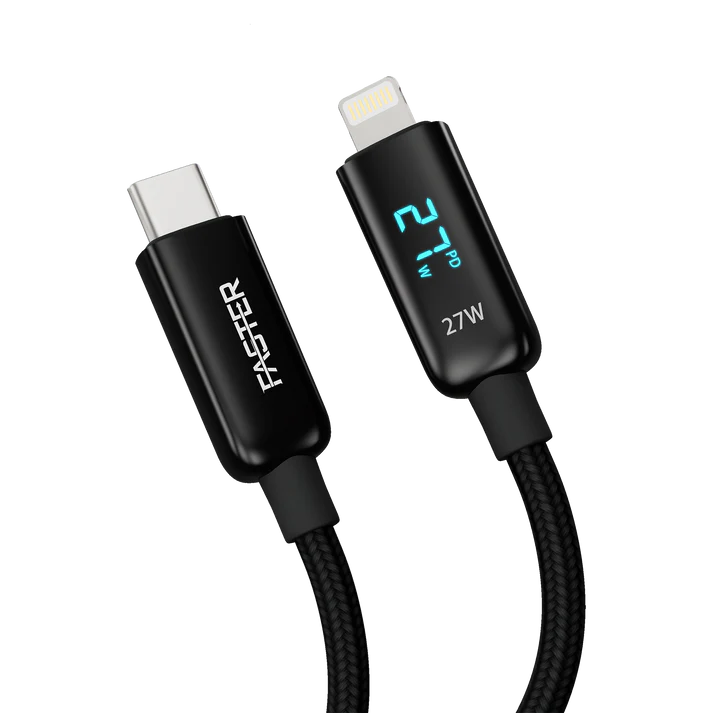 FASTER 27W USB-C TO LIGHTNINGDIGITAL DATA CABLE