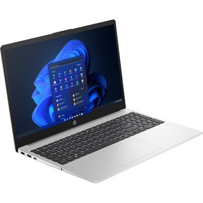 Laptop with a blue screen on a white background