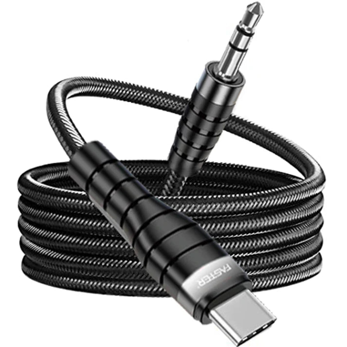 M2 Aux To Type -(C FASTER M2 Audio Cable for Type-C to 3.5mm Port)