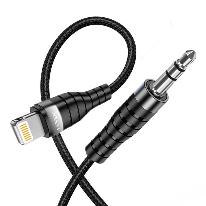 M1 AUX To IPHONE FASTER (M1 Audio Cable for Lightning to 3.5mm Port)