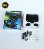 M10 WIRELESS EARBUDS BLUETOOTH EARPHONES NOISE CANCELLATION HIFI QUALITY