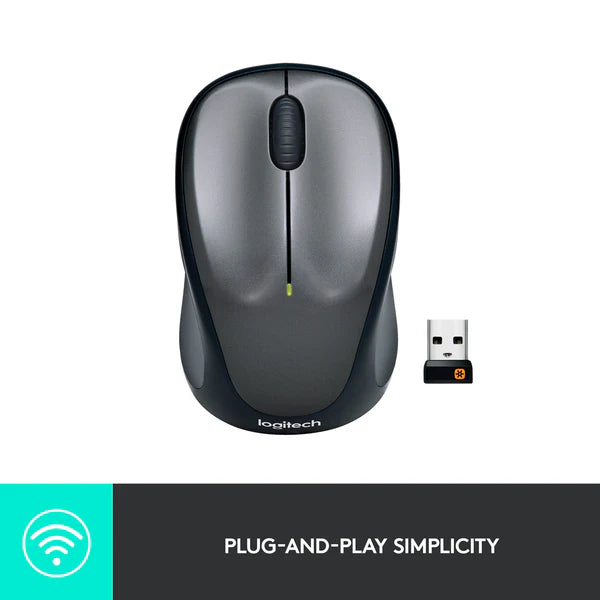 Logitech M235 Wireless Mouse | Sleek Grey 🖤, Vibrant Blue 🔵, Bold Red 🔴