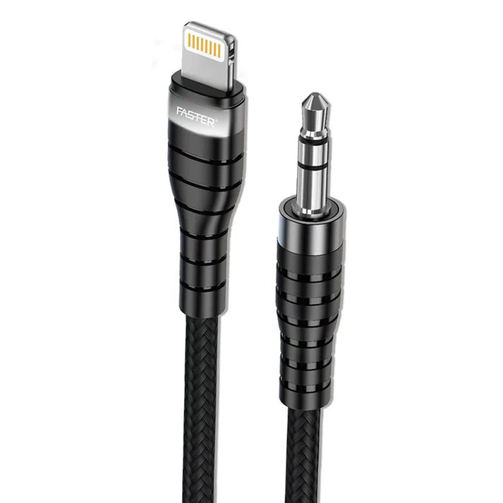 M1 AUX To IPHONE FASTER (M1 Audio Cable for Lightning to 3.5mm Port)