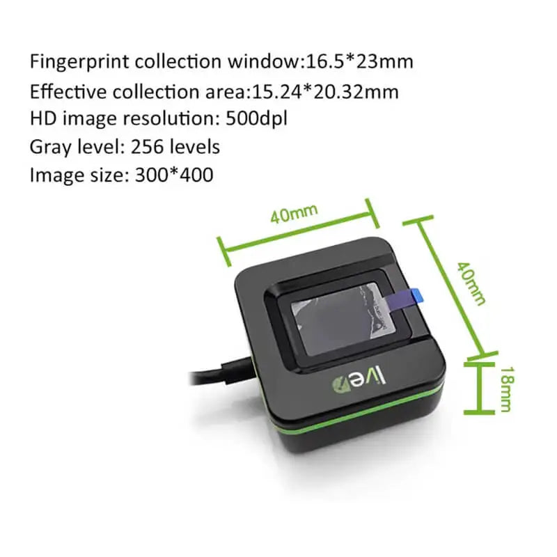 ZKT LIVE20R HIGH PERFORMANCE FINGERPRINT READER SYSTEM SUPPORTED (ANDROID, IOS, WINDOW, LINUX)