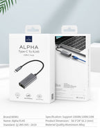 Wiwu RJ45 Type-C to LAN