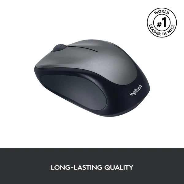 Logitech M235 Wireless Mouse | Sleek Grey 🖤, Vibrant Blue 🔵, Bold Red 🔴