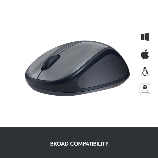Logitech M235 Wireless Mouse | Sleek Grey 🖤, Vibrant Blue 🔵, Bold Red 🔴