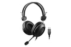 A4Tech HU-35 USB Stereo Headset – HD Audio & Noise-Cancelling Mic