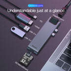 Baseus Thunderbolt C+ Pro Seven-In-One Smart Multifunctional Hub