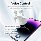 HiFun Ture Wireless Bluetooth Earbuds Purple