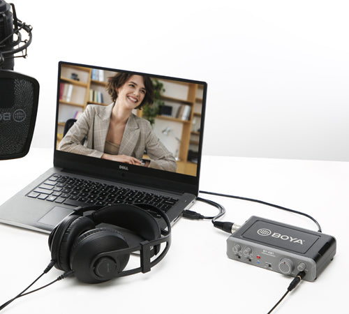 BOYA BY-AM1 Dual-Channel Audio Mixer With 3 Year Warranty