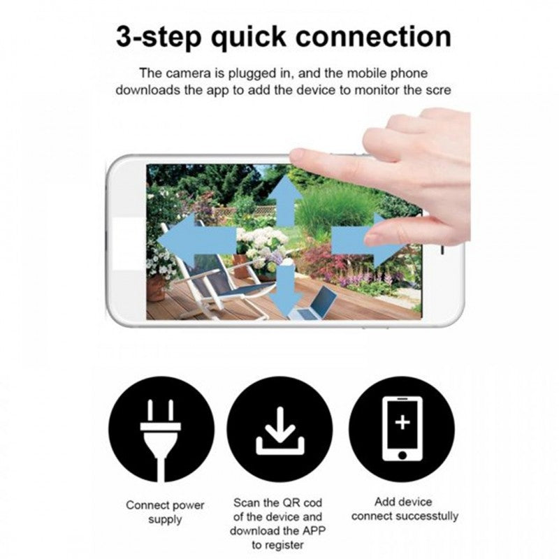 HB66 2MP PTZ WIFI SECURITY CAMERA 1080P