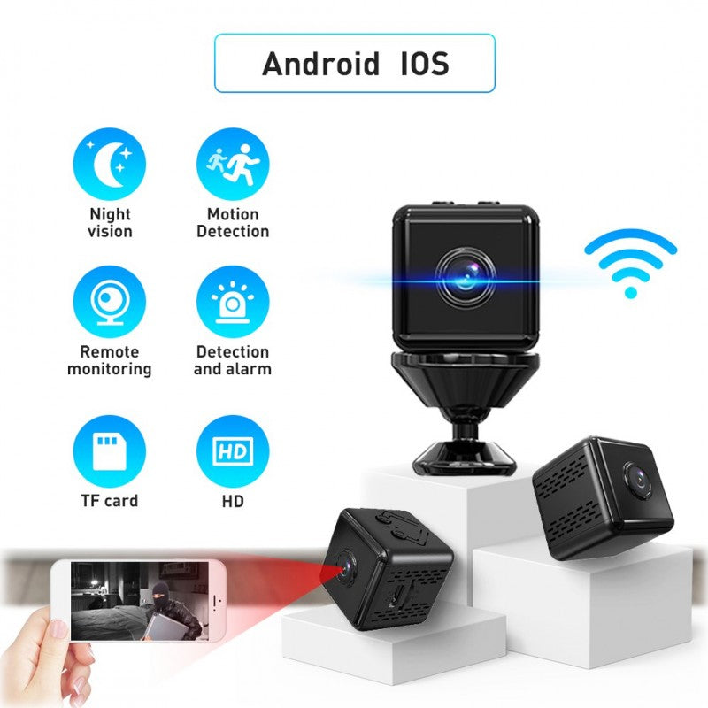 X9 1080P HD 2MP MAGNATIC WIFI MINI CAMERA FTYCAMPRO APP