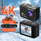 V22 4k Ultra Hd Mini Action Sport Camera Waterproof With Wifi & Touch Screen