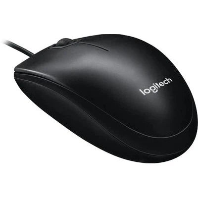 🖱️ B100 Optical USB Wired Mouse – Black