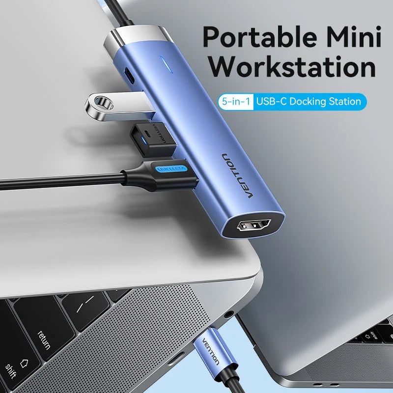 Vention 5-in-1 USB-C Docking Station