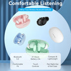 HiFun Ture Wireless Bluetooth Earbuds Purple