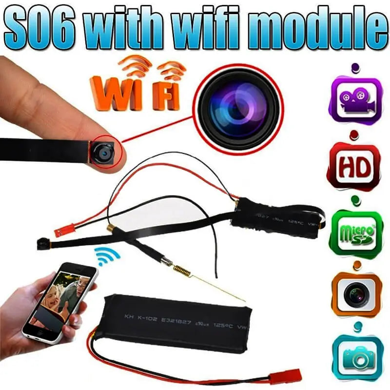 IP WIRELESS CAMERA WIFI 1080P WITH BATTERY S06
