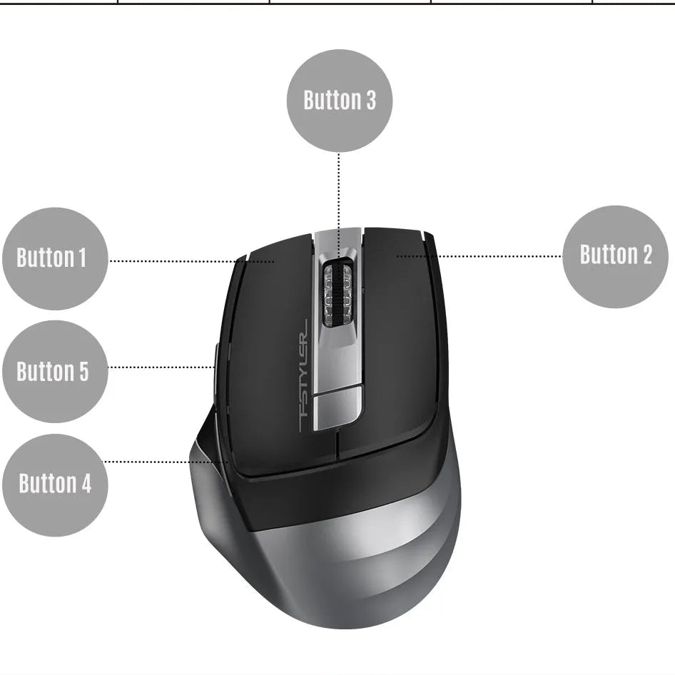 MOUSE BLUETOOTH A4 TECH FB35CS