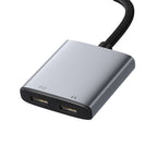 McDodo CA-5050 2-in-1 Type C to Type C + 3.5mm Audio Adapter