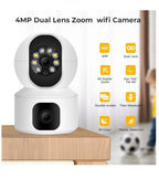 SPEED-X N9-2 HD SMART 4MP 2+2 WIFI DOUBLE LENS AUTO-TRACKING TOW WAY AUDIO IR NIGHT VISION CAMERA