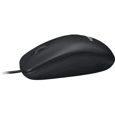 🖱️ B100 Optical USB Wired Mouse – Black