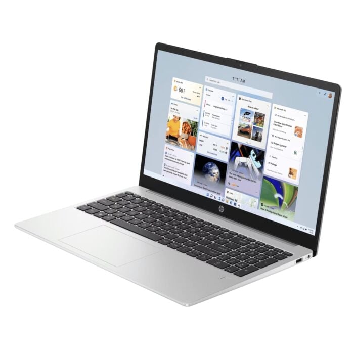 HP 250 G10 i5 13th Gen Core i5 1334u Deca-Core Processor 8Ram GB to 512GBIntel Iris Xe Graphics 15.6 Full HD IPS 1080p 250nits Display Backlit KB (Turbo Silver, NEW)