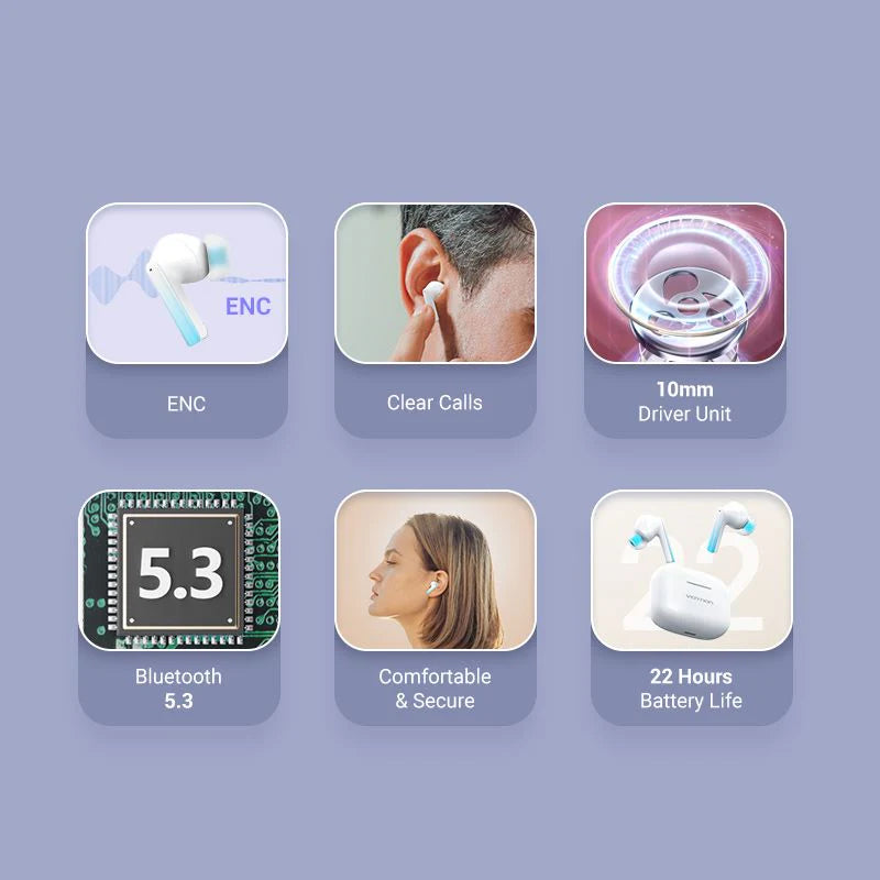 ELF Earbuds E04 WHITE