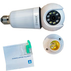 SPEED-X SPE27-LED8 BULB CAMERA WIFI PANORAMIC NIGHT VISION WITH V380 PRO APP
