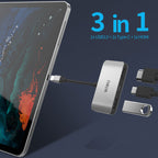 WIWU ALPHA C2H (1X USB 3.0, 1X TYPE-C, 1 X HDMI)