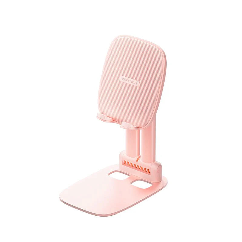 Vention Height Adjustable Tablet Stand for Desk Aluminum Alloy Type Pink