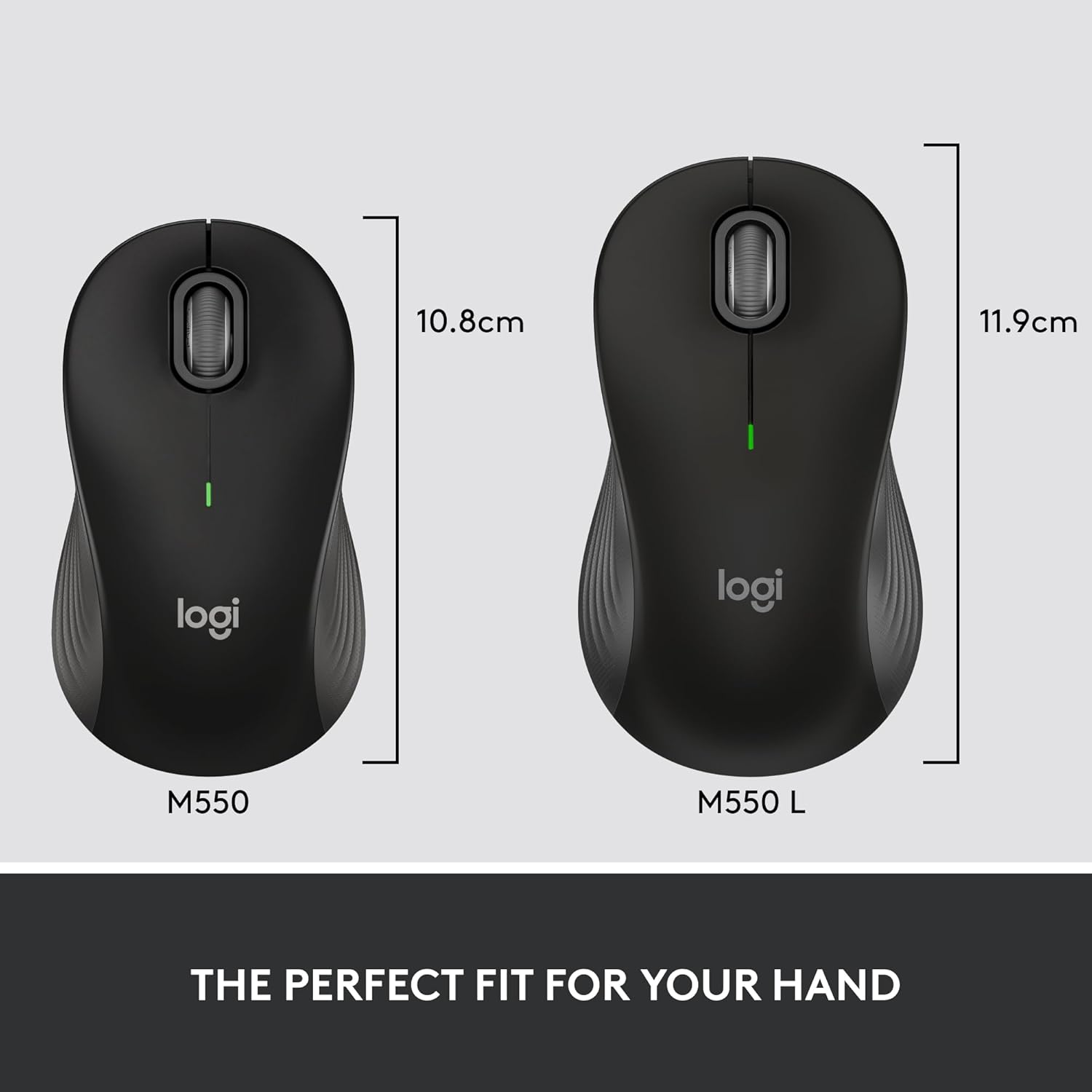 Logitech Signature M550 Regular Wireless Mouse Graphite The Logitech Signature M550 Regular Wireless Mouse in Graphite combines smart technology with everyday comfort. Designed for small to medium hands, it’s the perfect balance