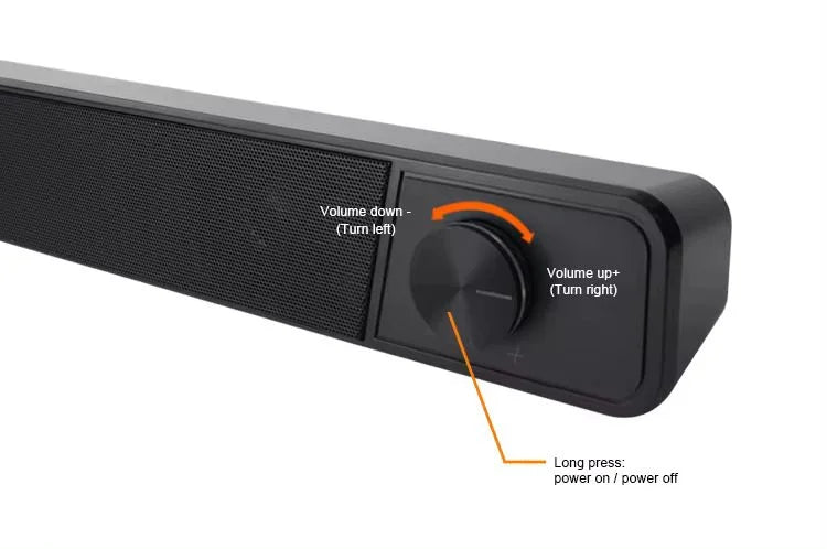 KISONLI I-610 USB HOME THEATER SYSTEM SOUNDBAR SPEAKER FOR PC OR LAPTOP