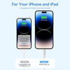 Vention USB 2.0 Type-C Male to Lightning Male 3A Cable White 1M