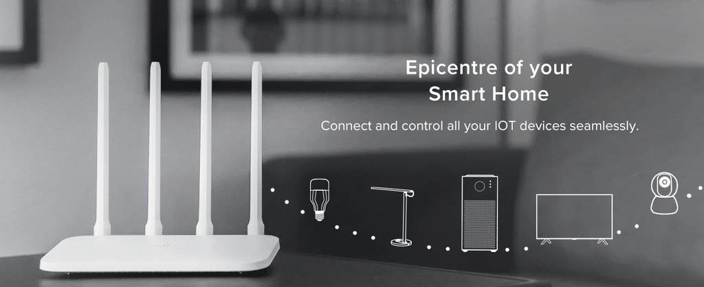 Xiaomi Mi 4C Router 300Mbps WIFI Router 5dBi 2.4GHz 802.11a/b/g with four Antennas