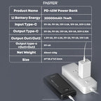 Faster PD-45W power bank
