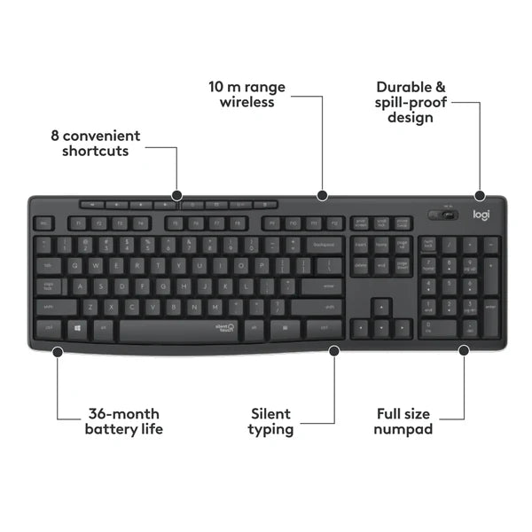 MK295 Wireless Combo - Silent