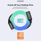 FASTER 27W USB-C TO LIGHTNINGDIGITAL DATA CABLE