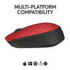 🎯 Logitech M171 Wireless Mouse Choose your style → Grey | Blue | Red