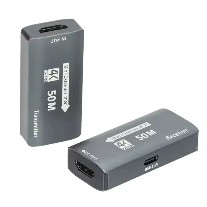 50m Hdmi 4k (Original 4k) Range Extender Cat6 Network Hdtv